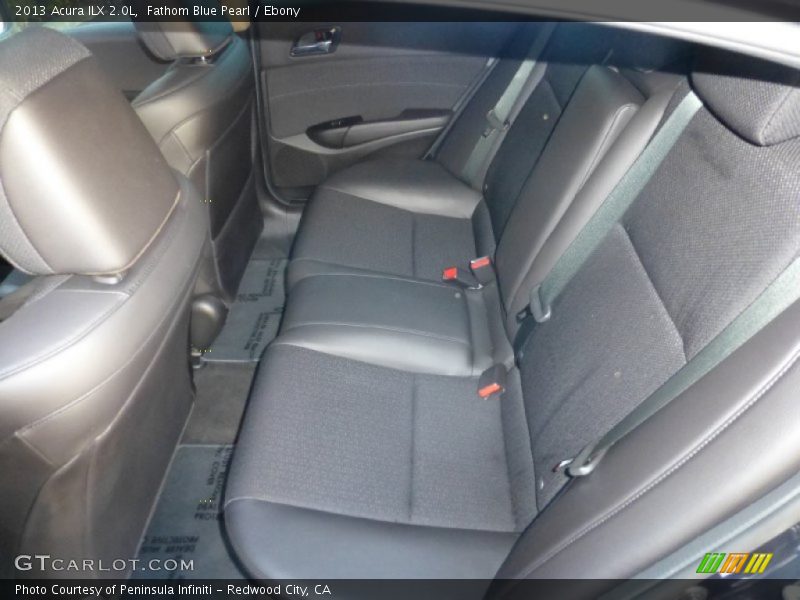 Fathom Blue Pearl / Ebony 2013 Acura ILX 2.0L