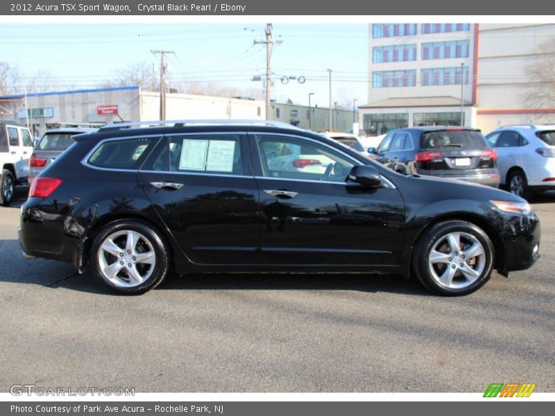 Crystal Black Pearl / Ebony 2012 Acura TSX Sport Wagon