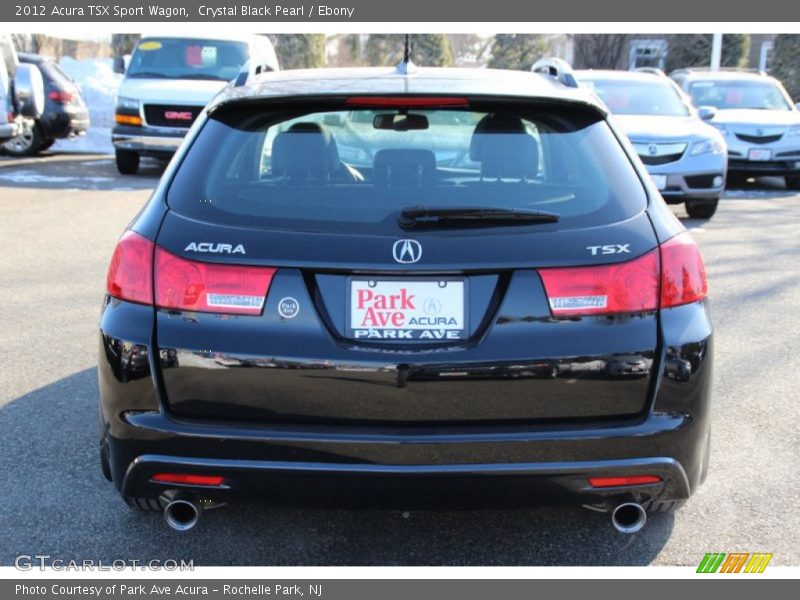 Crystal Black Pearl / Ebony 2012 Acura TSX Sport Wagon