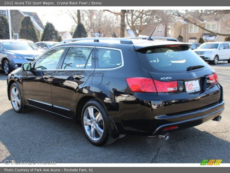 Crystal Black Pearl / Ebony 2012 Acura TSX Sport Wagon