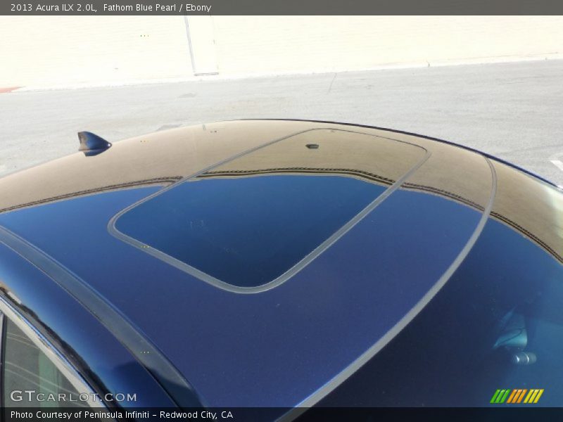 Fathom Blue Pearl / Ebony 2013 Acura ILX 2.0L