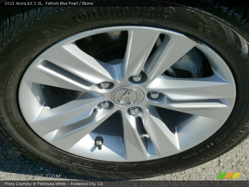 Fathom Blue Pearl / Ebony 2013 Acura ILX 2.0L