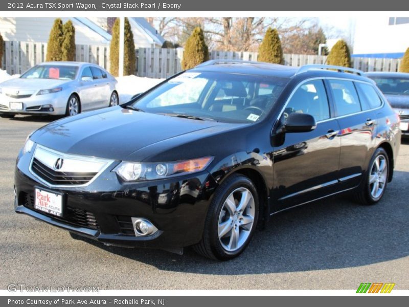 Crystal Black Pearl / Ebony 2012 Acura TSX Sport Wagon