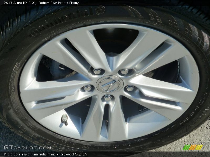 Fathom Blue Pearl / Ebony 2013 Acura ILX 2.0L