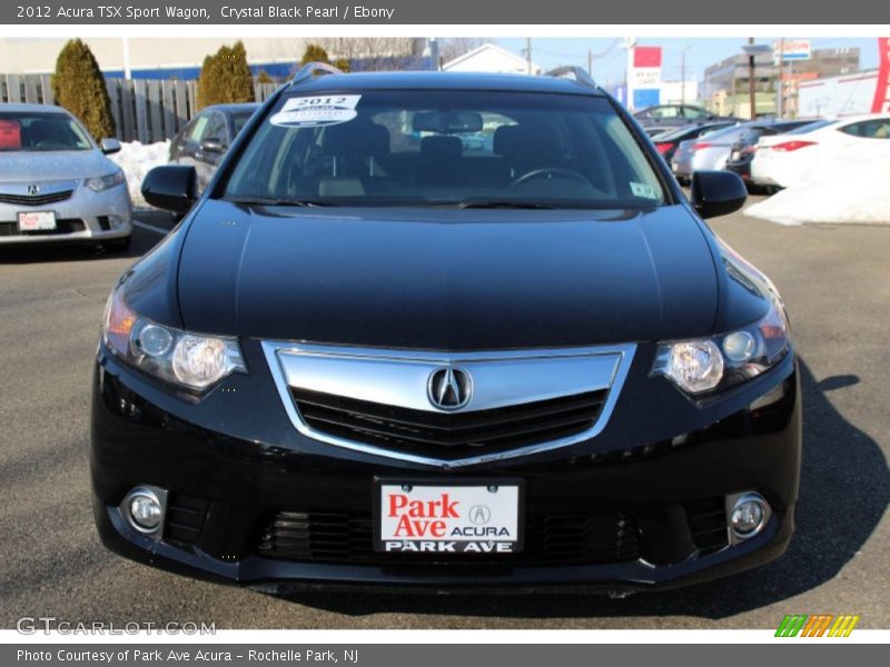 Crystal Black Pearl / Ebony 2012 Acura TSX Sport Wagon