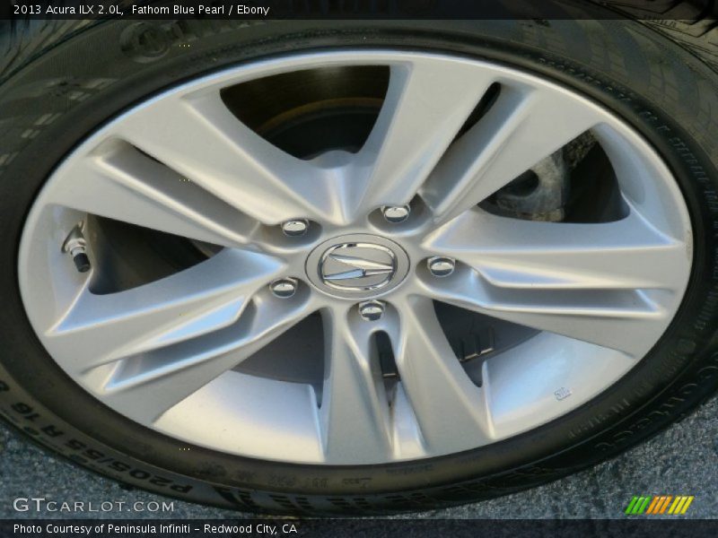 Fathom Blue Pearl / Ebony 2013 Acura ILX 2.0L