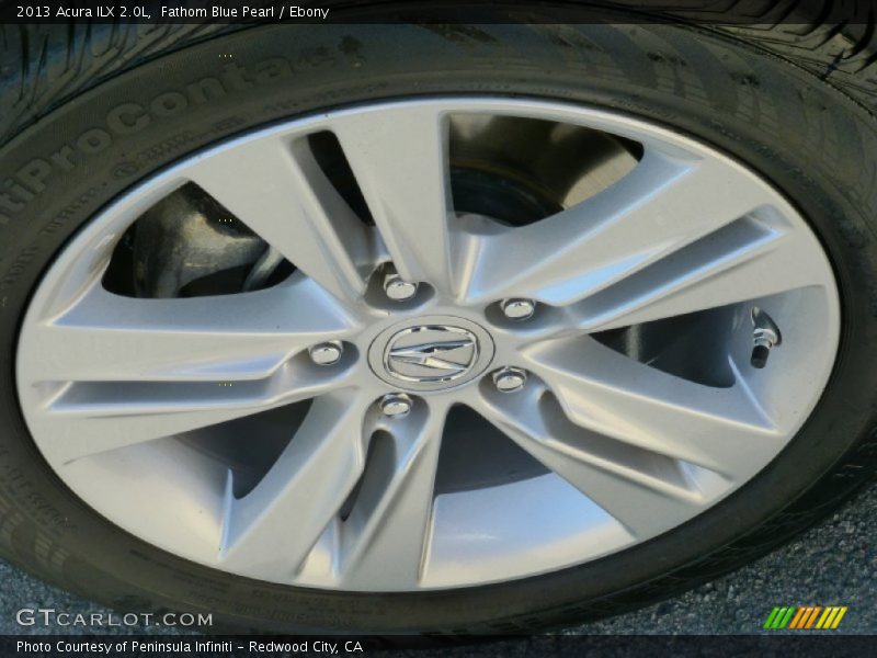 Fathom Blue Pearl / Ebony 2013 Acura ILX 2.0L