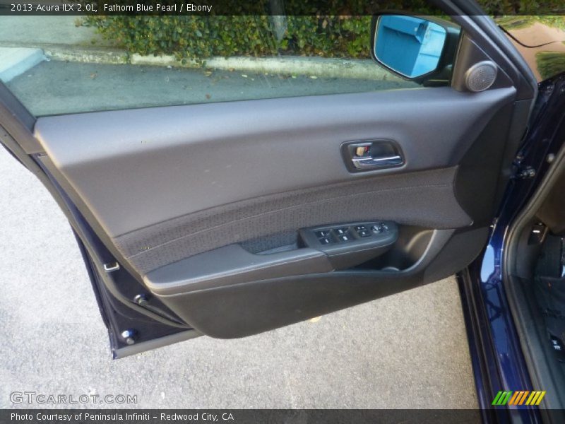 Fathom Blue Pearl / Ebony 2013 Acura ILX 2.0L