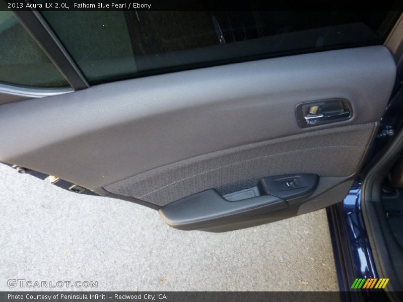 Fathom Blue Pearl / Ebony 2013 Acura ILX 2.0L