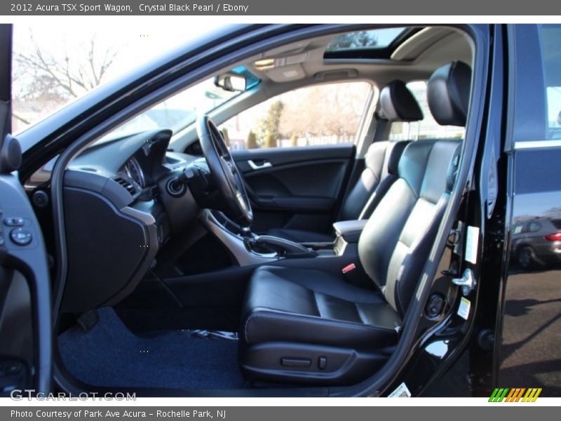 Crystal Black Pearl / Ebony 2012 Acura TSX Sport Wagon