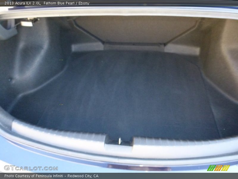 Fathom Blue Pearl / Ebony 2013 Acura ILX 2.0L