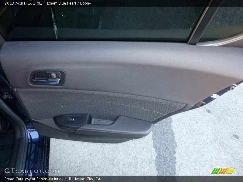 Fathom Blue Pearl / Ebony 2013 Acura ILX 2.0L