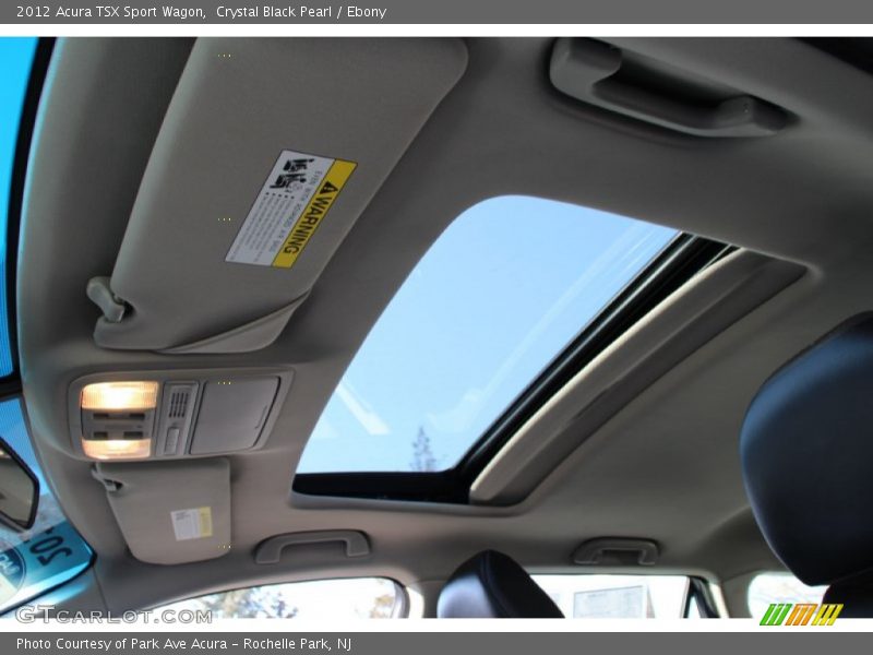 Crystal Black Pearl / Ebony 2012 Acura TSX Sport Wagon