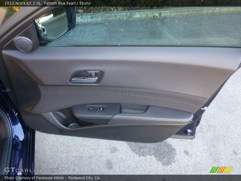 Fathom Blue Pearl / Ebony 2013 Acura ILX 2.0L
