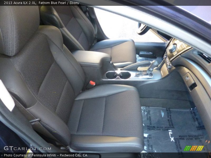Fathom Blue Pearl / Ebony 2013 Acura ILX 2.0L