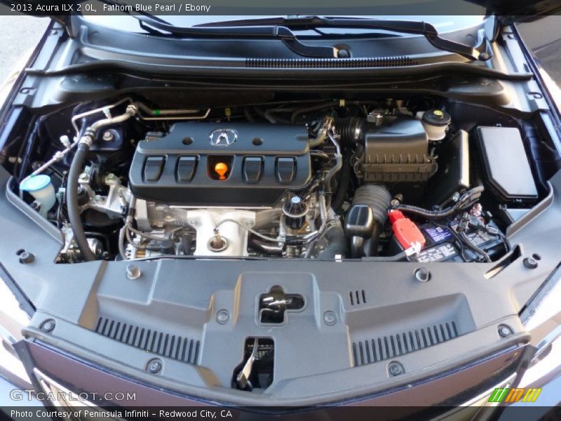 Fathom Blue Pearl / Ebony 2013 Acura ILX 2.0L
