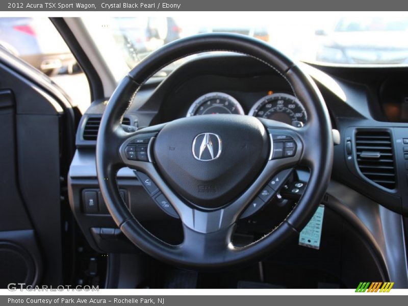 Crystal Black Pearl / Ebony 2012 Acura TSX Sport Wagon