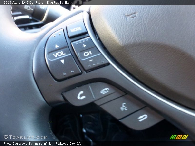 Fathom Blue Pearl / Ebony 2013 Acura ILX 2.0L