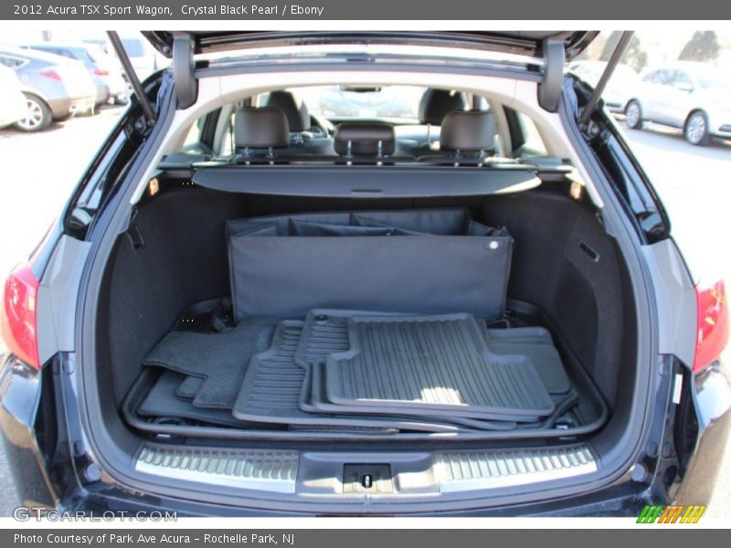 Crystal Black Pearl / Ebony 2012 Acura TSX Sport Wagon