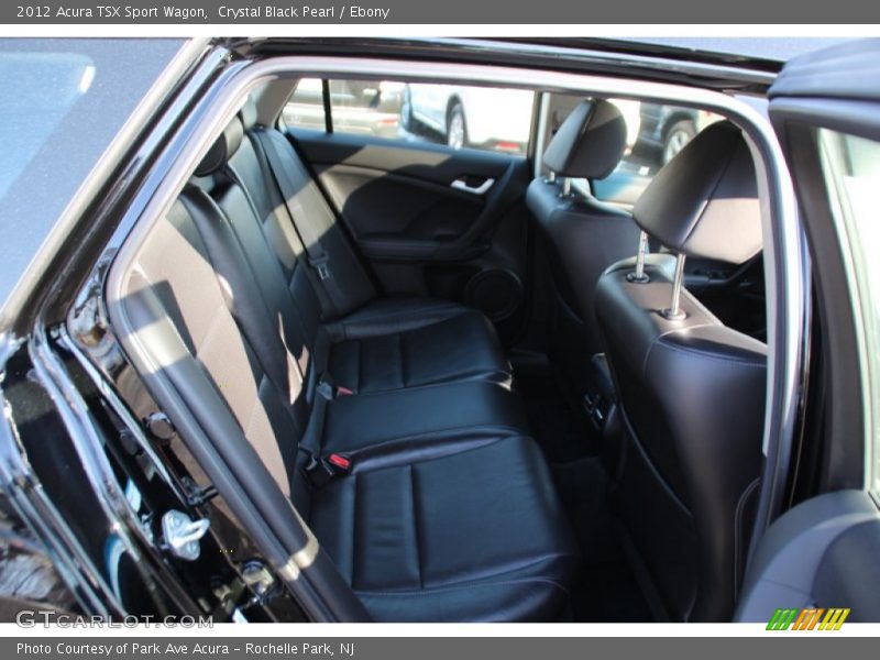 Crystal Black Pearl / Ebony 2012 Acura TSX Sport Wagon