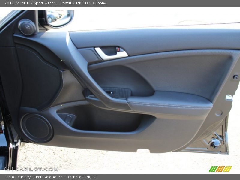 Crystal Black Pearl / Ebony 2012 Acura TSX Sport Wagon