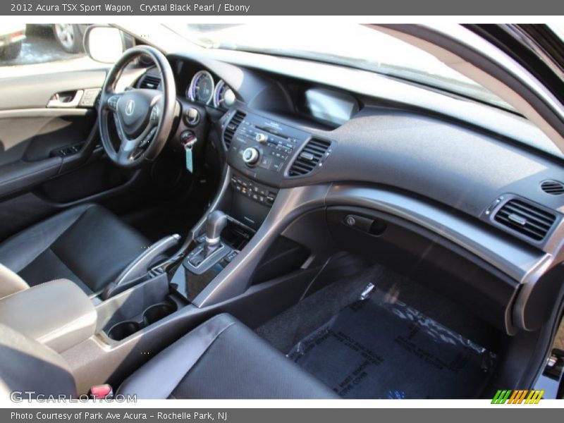 Crystal Black Pearl / Ebony 2012 Acura TSX Sport Wagon