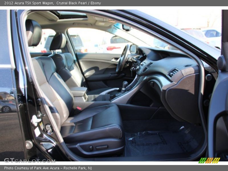 Crystal Black Pearl / Ebony 2012 Acura TSX Sport Wagon