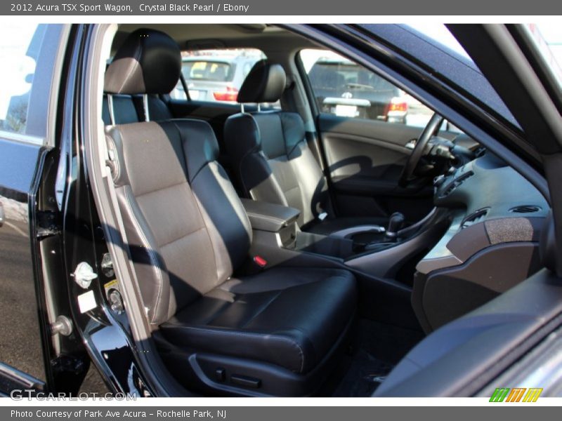 Crystal Black Pearl / Ebony 2012 Acura TSX Sport Wagon