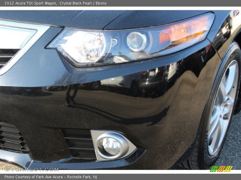 Crystal Black Pearl / Ebony 2012 Acura TSX Sport Wagon