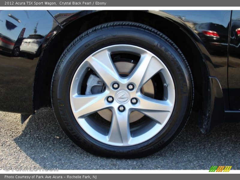 Crystal Black Pearl / Ebony 2012 Acura TSX Sport Wagon