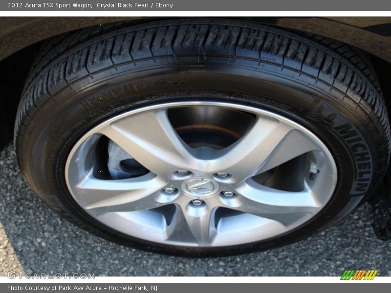 Crystal Black Pearl / Ebony 2012 Acura TSX Sport Wagon
