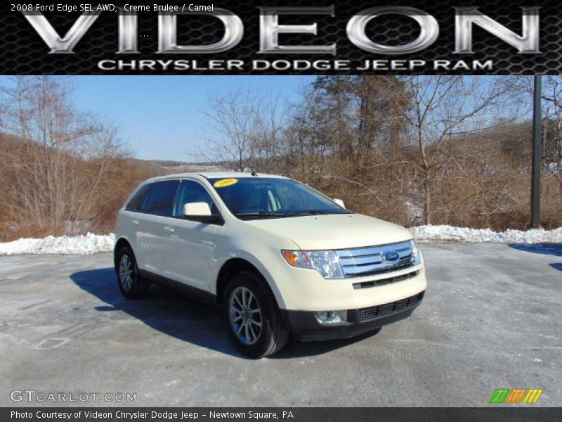 Creme Brulee / Camel 2008 Ford Edge SEL AWD