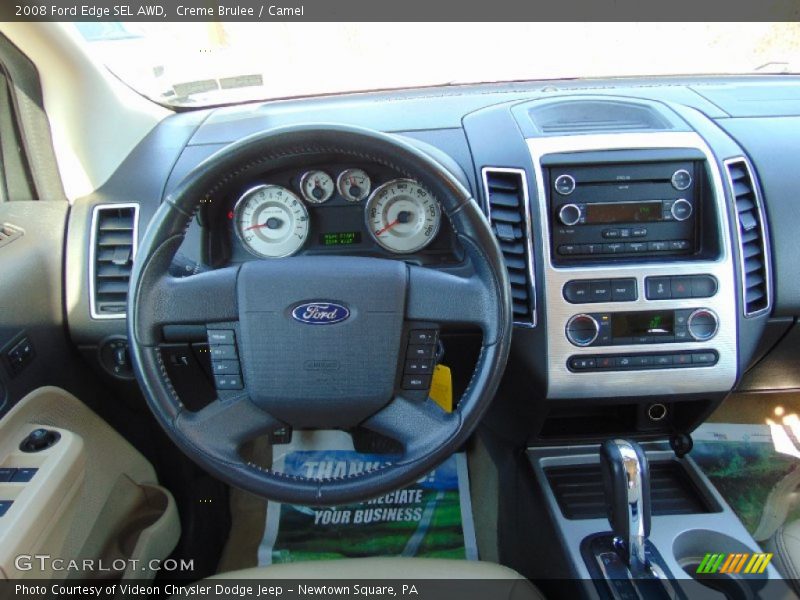 Creme Brulee / Camel 2008 Ford Edge SEL AWD