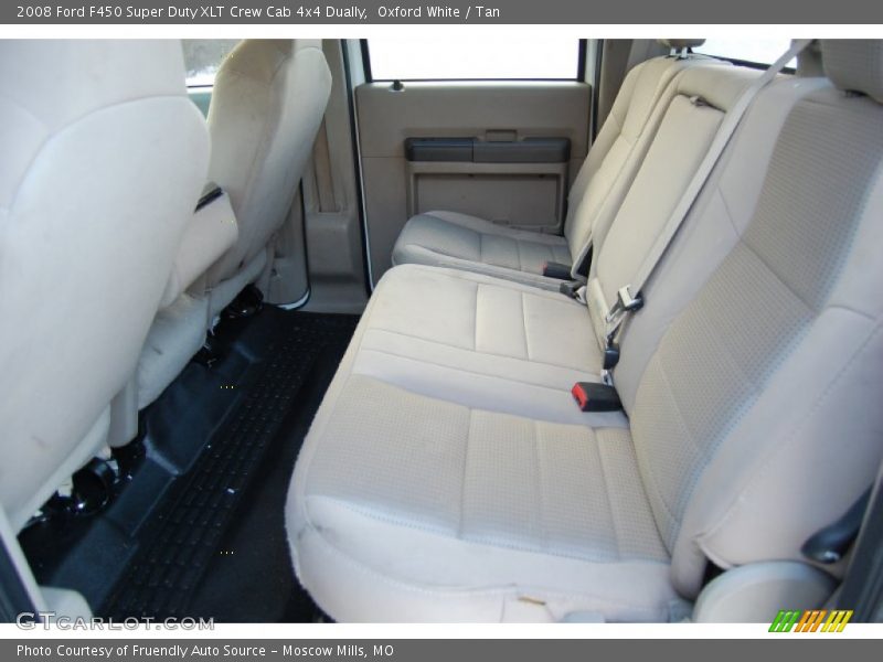 Oxford White / Tan 2008 Ford F450 Super Duty XLT Crew Cab 4x4 Dually