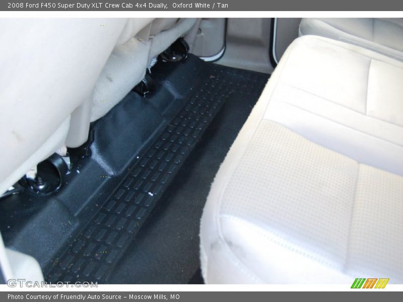 Oxford White / Tan 2008 Ford F450 Super Duty XLT Crew Cab 4x4 Dually