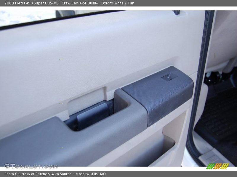 Oxford White / Tan 2008 Ford F450 Super Duty XLT Crew Cab 4x4 Dually