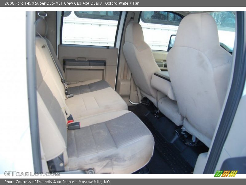 Oxford White / Tan 2008 Ford F450 Super Duty XLT Crew Cab 4x4 Dually