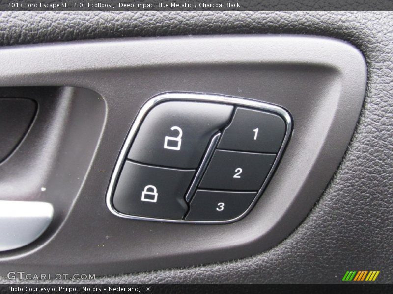 Deep Impact Blue Metallic / Charcoal Black 2013 Ford Escape SEL 2.0L EcoBoost