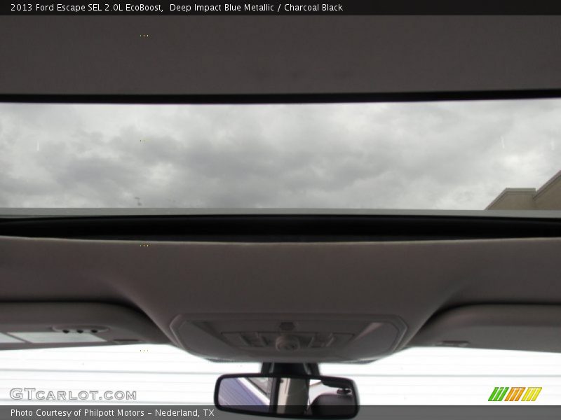 Deep Impact Blue Metallic / Charcoal Black 2013 Ford Escape SEL 2.0L EcoBoost