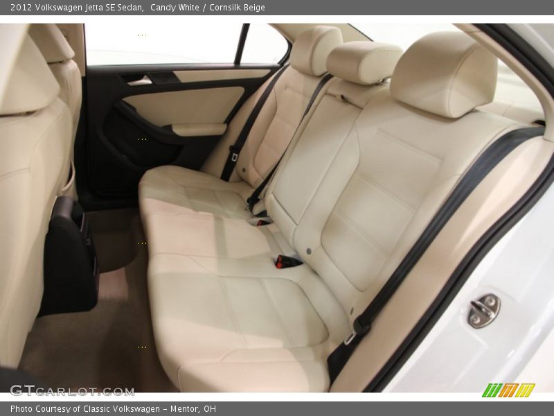 Candy White / Cornsilk Beige 2012 Volkswagen Jetta SE Sedan