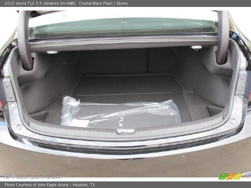Crystal Black Pearl / Ebony 2015 Acura TLX 3.5 Advance SH-AWD