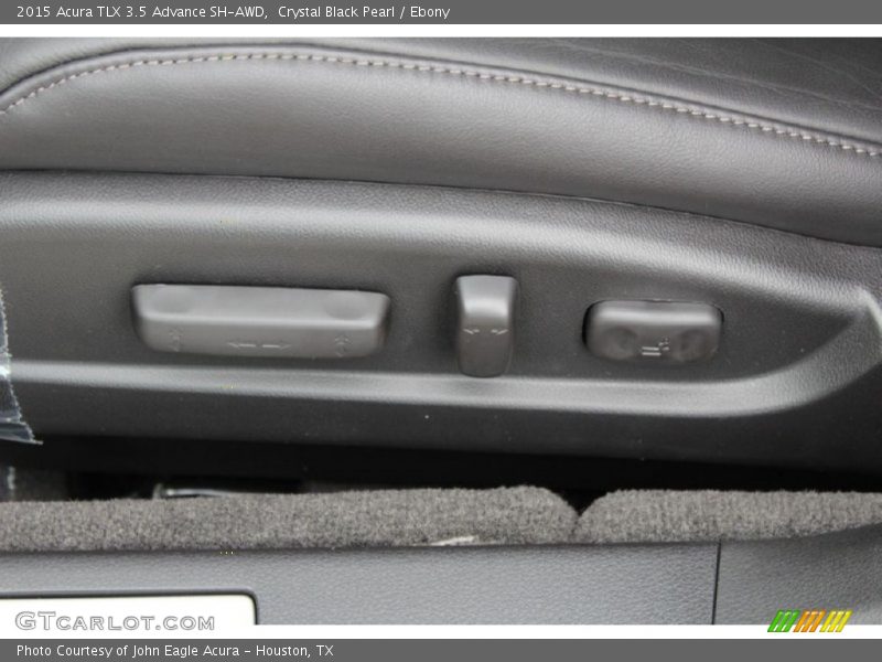 Crystal Black Pearl / Ebony 2015 Acura TLX 3.5 Advance SH-AWD