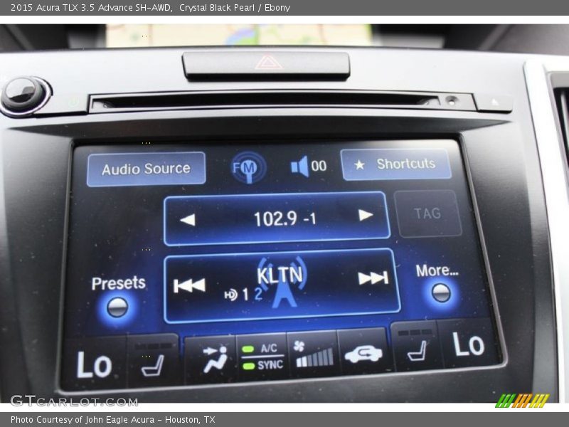 Crystal Black Pearl / Ebony 2015 Acura TLX 3.5 Advance SH-AWD