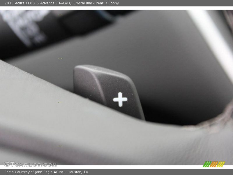Crystal Black Pearl / Ebony 2015 Acura TLX 3.5 Advance SH-AWD