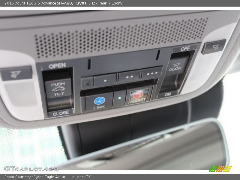 Crystal Black Pearl / Ebony 2015 Acura TLX 3.5 Advance SH-AWD