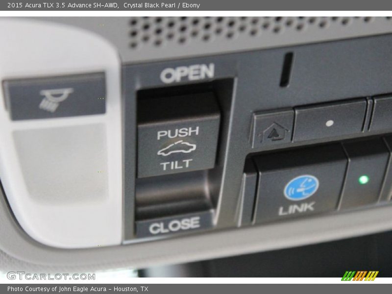 Crystal Black Pearl / Ebony 2015 Acura TLX 3.5 Advance SH-AWD