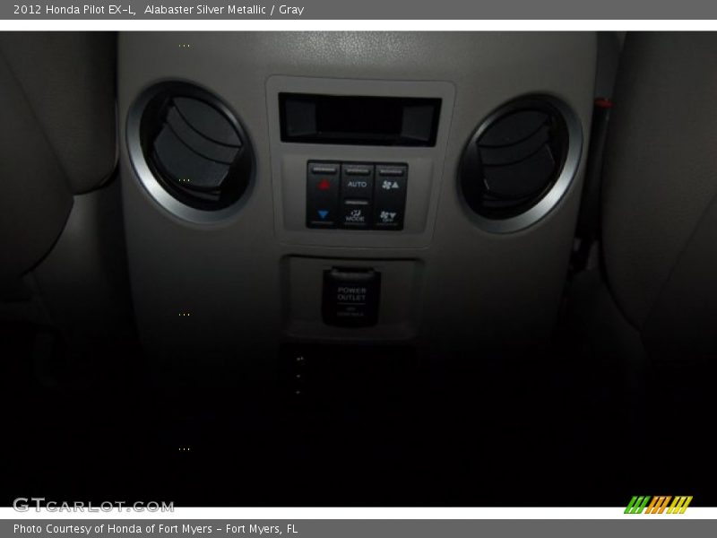 Alabaster Silver Metallic / Gray 2012 Honda Pilot EX-L