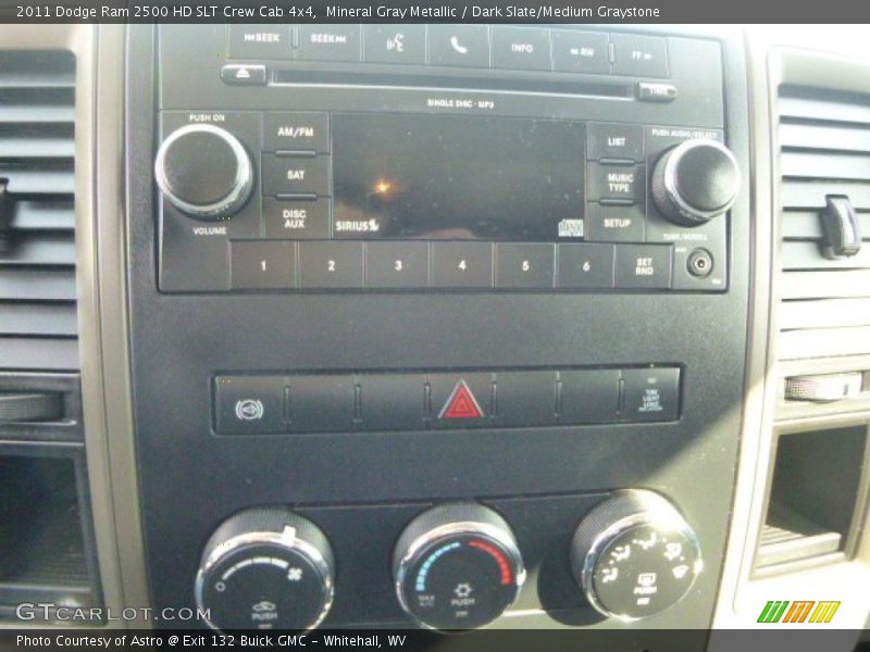 Mineral Gray Metallic / Dark Slate/Medium Graystone 2011 Dodge Ram 2500 HD SLT Crew Cab 4x4