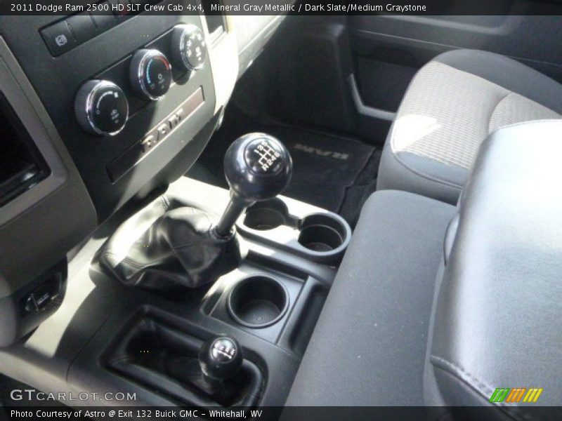 Mineral Gray Metallic / Dark Slate/Medium Graystone 2011 Dodge Ram 2500 HD SLT Crew Cab 4x4
