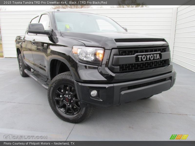 Black / TRD Pro Black/Red 2015 Toyota Tundra TRD Pro CrewMax 4x4